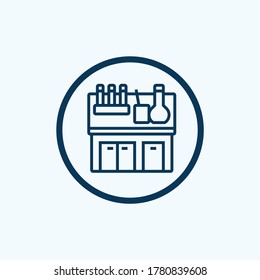 laboratory icon isolated on white background from collection. laboratory icon trendy and modern laboratory symbol for logo, web, app, 
