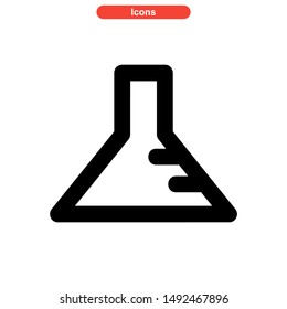 laboratory icon isolated sign symbol vector illustration - high quality black style vector icons
