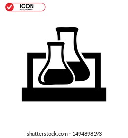 laboratory icon isolated sign symbol vector illustration - high quality black style vector icons
