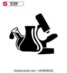 laboratory icon isolated sign symbol vector illustration - high quality black style vector icons
