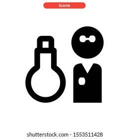 laboratory icon isolated sign symbol vector illustration - high quality black style vector icons
