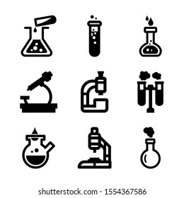 laboratory icon isolated sign symbol vector illustration - Collection of high quality black style vector icons
