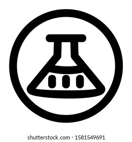 laboratory icon isolated sign symbol vector illustration - high quality black style vector icons
