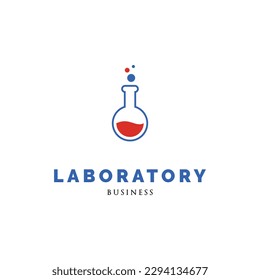 Laboratory Icon Logo Design Template