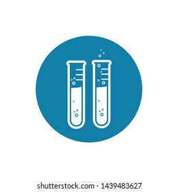 laboratory icon logo vector illustration design template