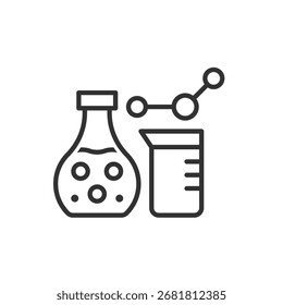 Vector de símbolo de símbolo de icono de laboratorio