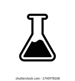 laboratory icon template, lab vector element