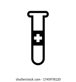 laboratory icon template, lab vector element
