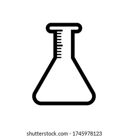 laboratory icon template, lab vector element