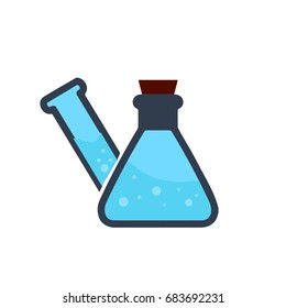Laboratory icon vector