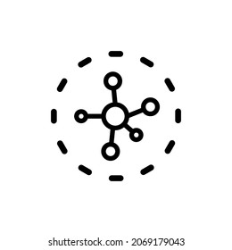 Laboratory icon vector. analyzes illustration sign. lab symbol. chemistry logo.