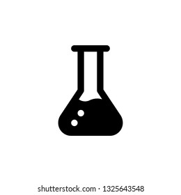 Laboratory Icon Vector Illustration in Glyph Style for Any Purpose