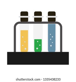 laboratory icon. vector science Lab flask - chemical laboratory, chemistry research - medical test icons