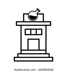  Laboratory icon vector sign and symbol