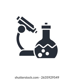 laboratory icon. vector.Editable stroke.linear style sign for use web design,logo.Symbol illustration.