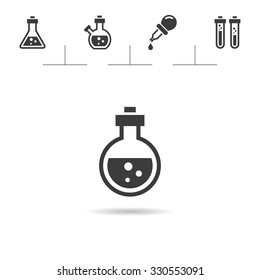 Laboratory icons.