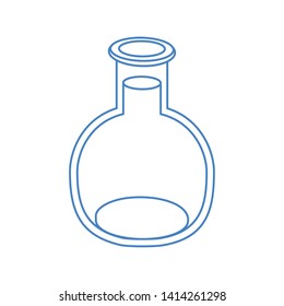laboratory instruments in white background