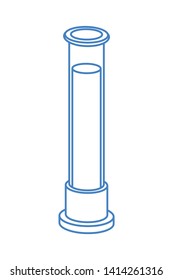 laboratory instruments in white background