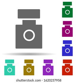 Laboratory, jar in multi color style icon. Simple glyph, flat vector of laboratory icons for ui and ux, website or mobile application