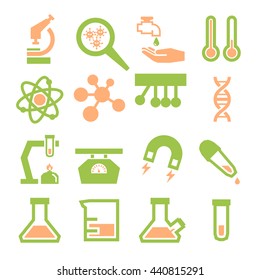 laboratory, lab icon set