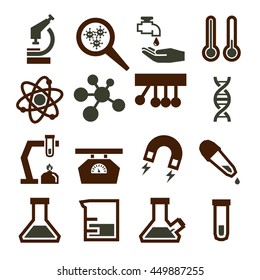 laboratory, lab icon set