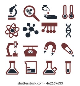 laboratory, lab icon set