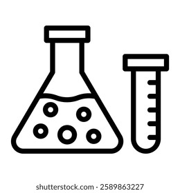 Laboratory Line Icon Design For Personal And Commercial Use