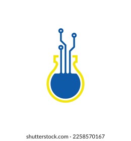 Laboratory logo design concept. Science Laboratory logo template vector
