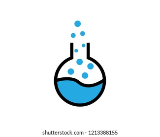 laboratory logo icon vector template
