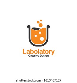 Laboratory Logo and Icon Vector Template