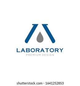 laboratory logo initial duble L