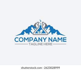 laboratory logo Medical Hospital logo design template