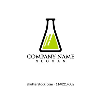 Laboratory logo and symbols vector lab