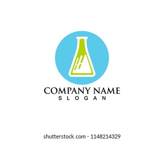 Laboratory logo and symbols vector lab