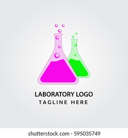 Laboratory logo template