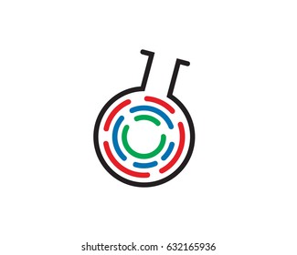 Laboratory Logo Template Design Vector, Emblem, Design Concept, Creative Symbol, Icon