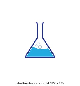 Laboratory logo template vector icon design