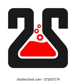 laboratory logo vector.