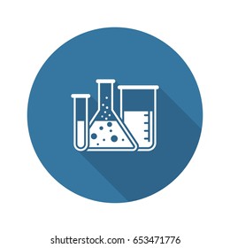 Laboratory and Medical Services Icon. Flat Design. Isolated.