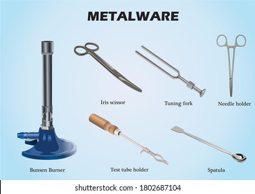 Laboratory metalware  equipment for chemistry lab  