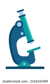 Laboratory microscope Chemistry icon. Vector illustration