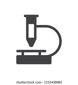 Laboratory Microscope Icon Sign Symbol Vector