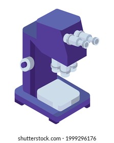 icono de herramientas de microscopio de laboratorio