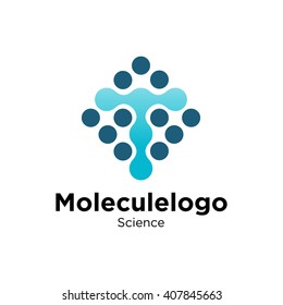 Laboratory molecule T junction logo