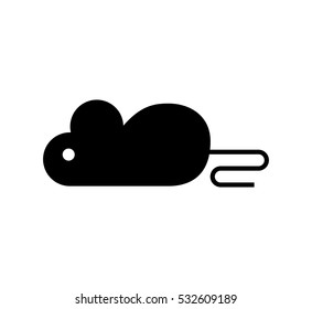laboratory mouse isolated icon vector illustration design
