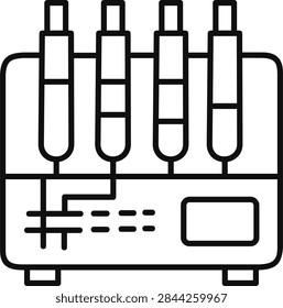 Laboratory multi tube sample analyzer machine