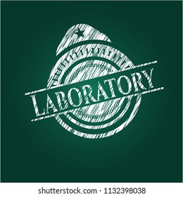 Laboratory on chalkboard