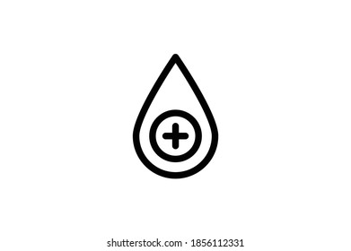 Icono de esquema de laboratorio - Más sangre de Rhesus