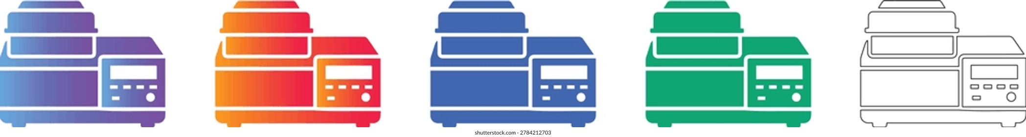 Laboratory PCR Thermal Cycler Machine Set vol 3341