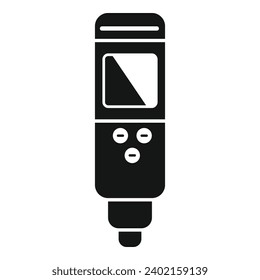 Laboratory ph meter icon simple vector. Soil measure kit. Experiment liquid
